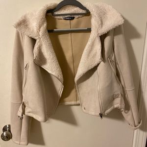 SHEIN Jacket. Beige. Never worn, NWOT. Size small.